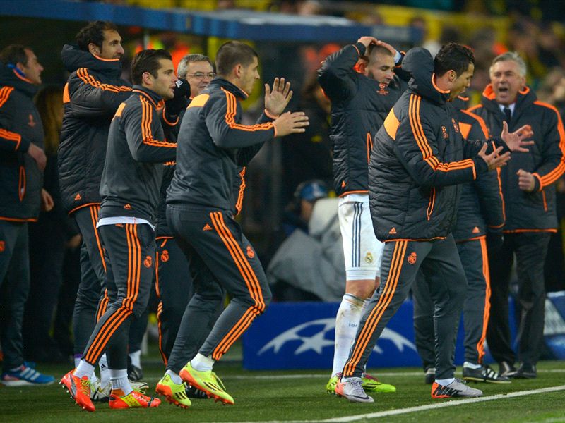 UEFA Champions League, Real Madrid, Borussia Dortmund, Diego Lopez, Karim Benzema, Cristiano Ronaldo, Carlo Ancelotti